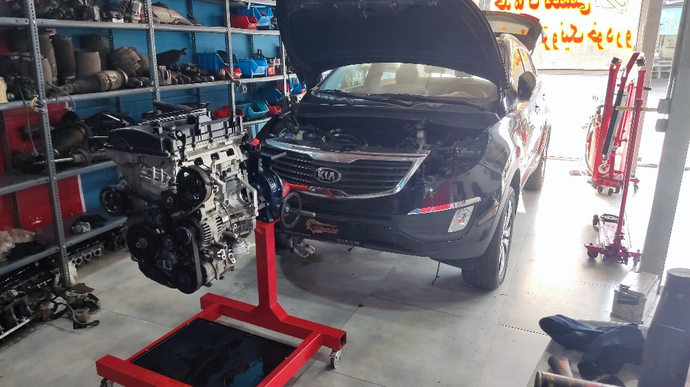 تعمیر موتور کیا اسپورتیج در تعمیرگاه کیا علی توکیو