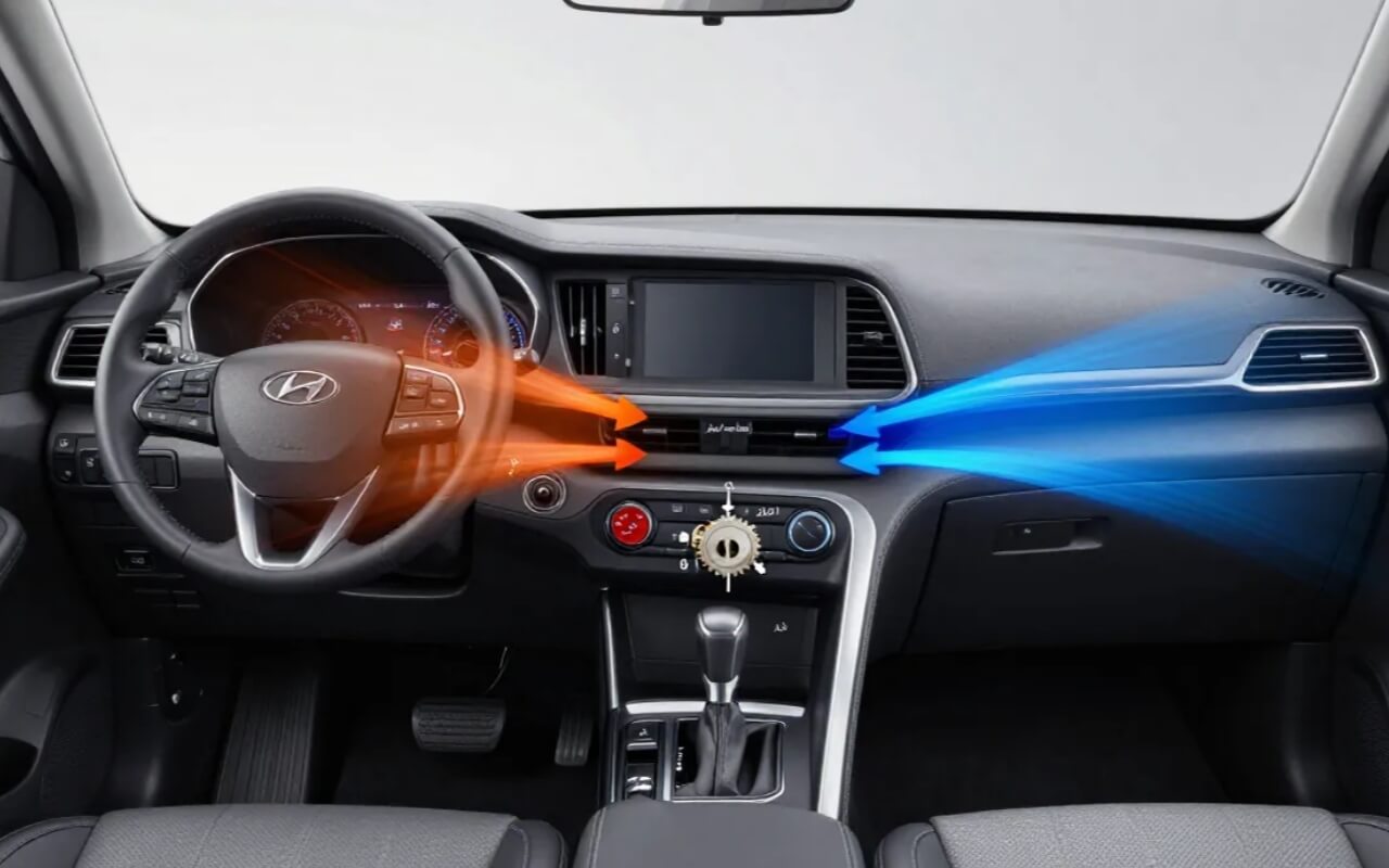 چرا یک سمت بخاری باد سرد می دهد